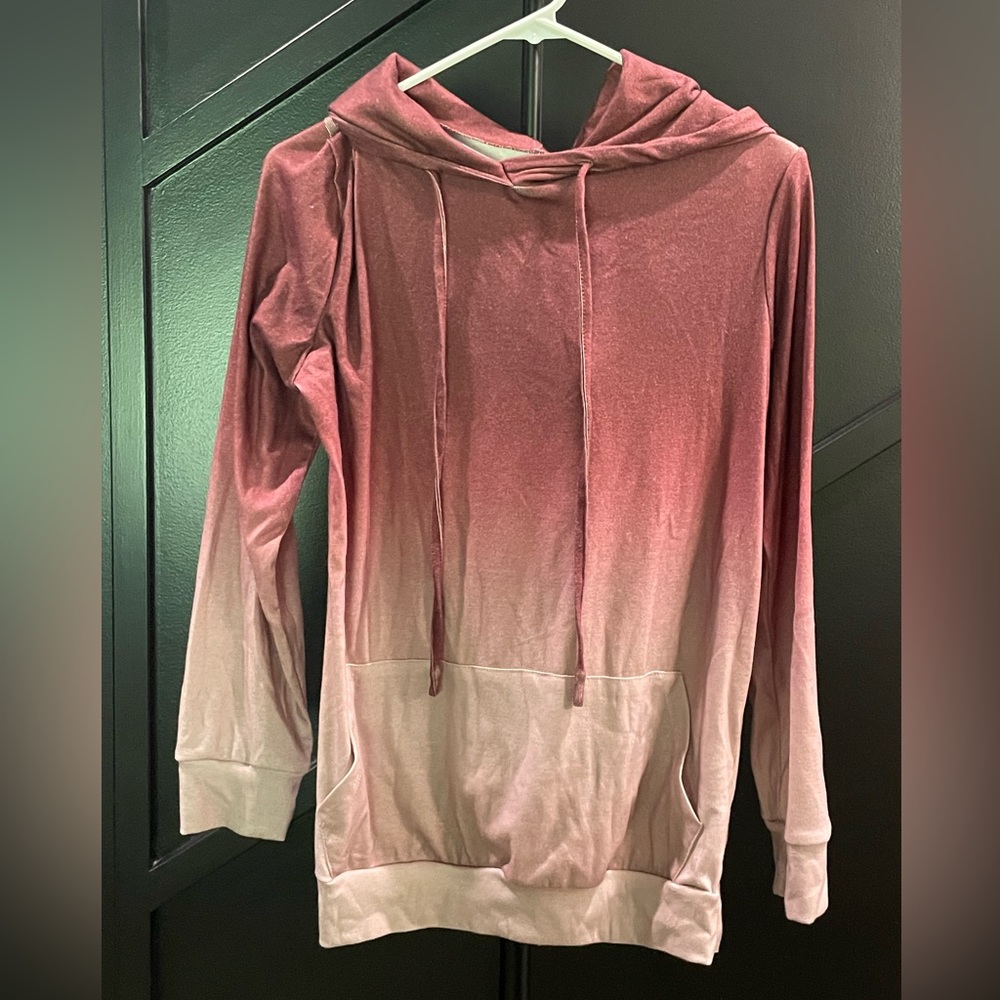 Ombré purple hoodie- S